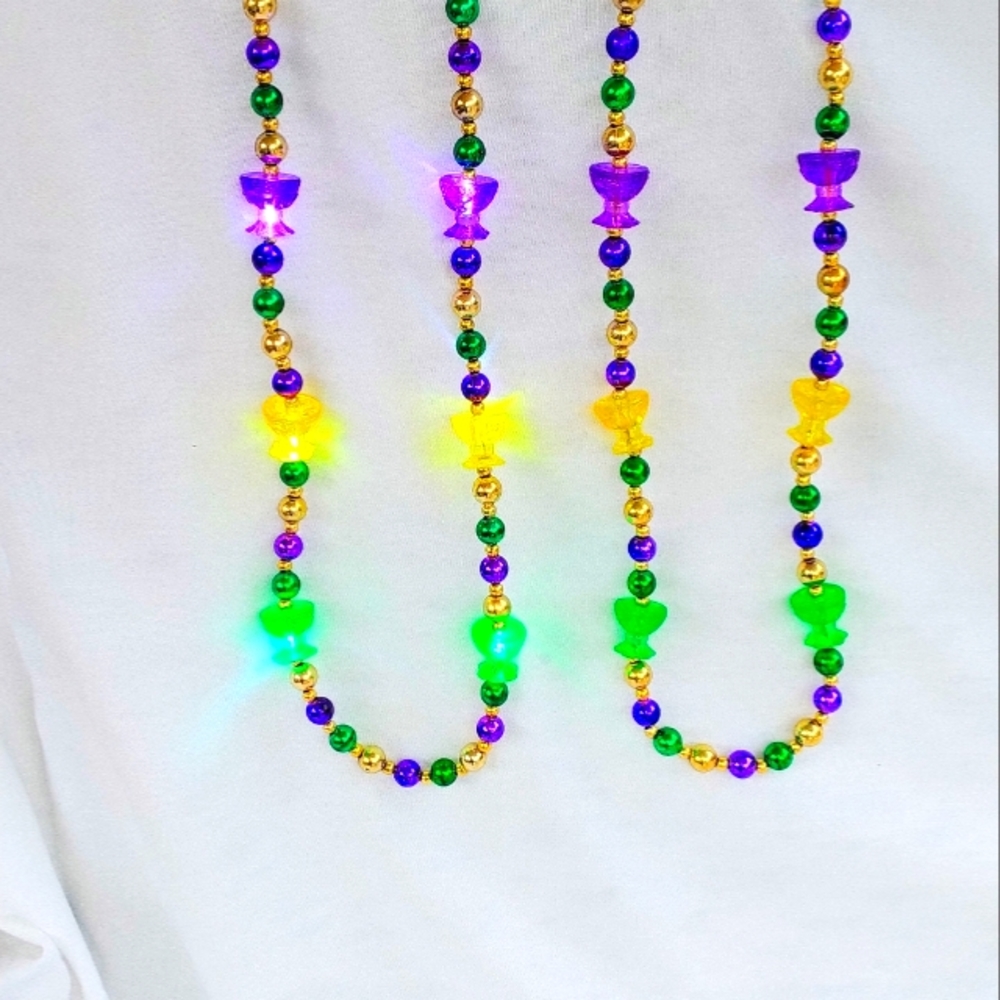 Mardi Gras LightUp Beads